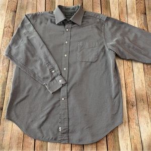 Daniel Cremieux mens long sleeve button down shirt | size 17.5 neck, 34